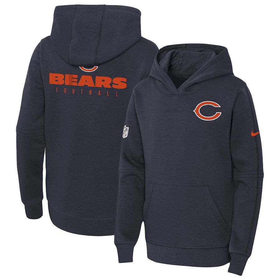 Youth 2023 NFL Chicago Bears blue Sweatshirt style 1